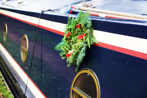 holiday entertaining on a boat