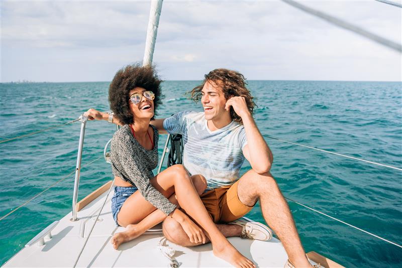 date night on a boat