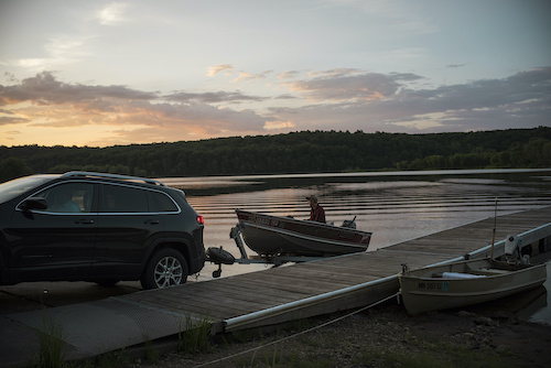 backing up a boat trailer