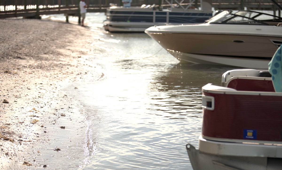 beaching a boat