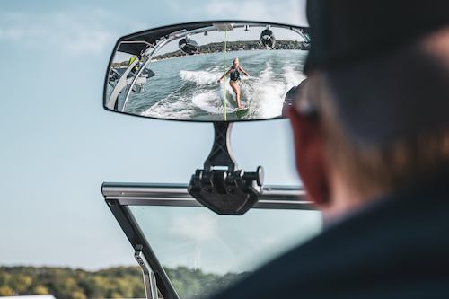boat rear view mirror