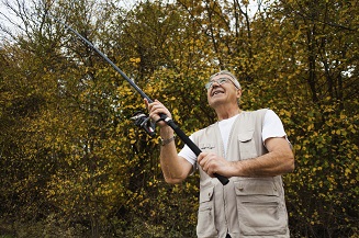 The happy fisherman