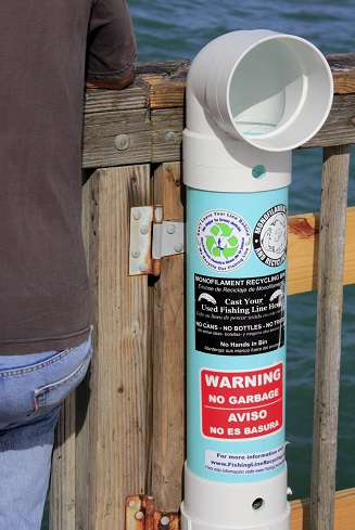 Monofilament Recycling Bin Monofilament Recycling Bin