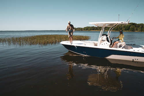 fishing on bay boats