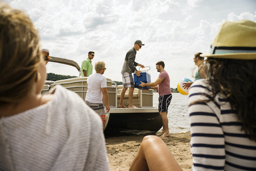 how to beach a boat