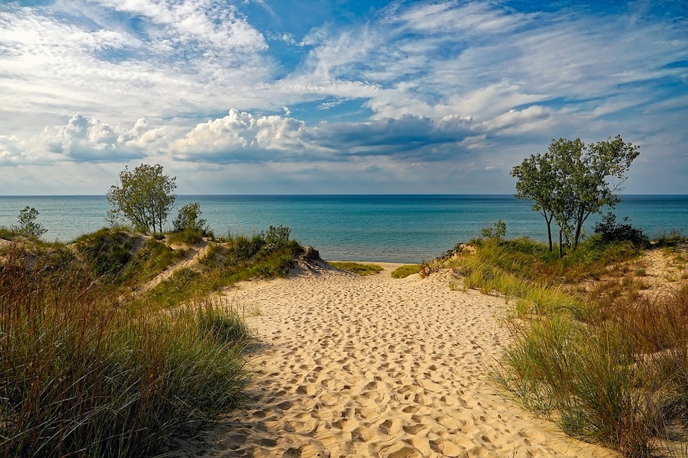 lake michigan indiana dunes state park