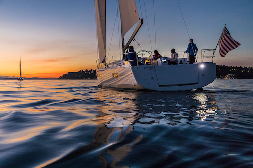 boating at night