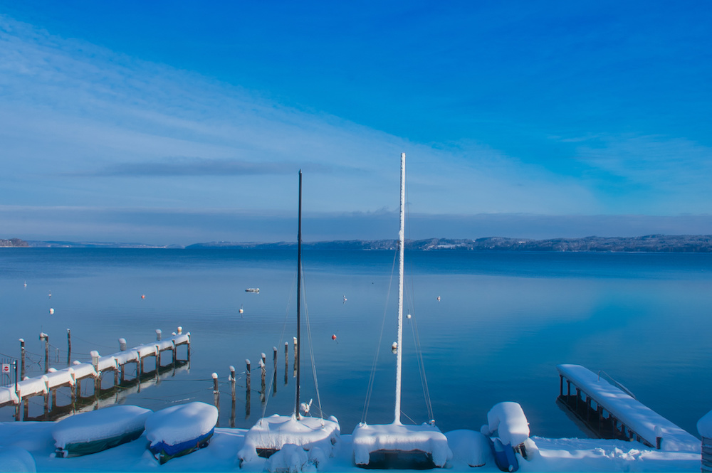 boating in the winter