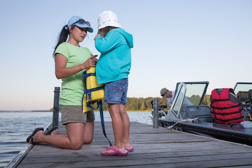 boating with kids