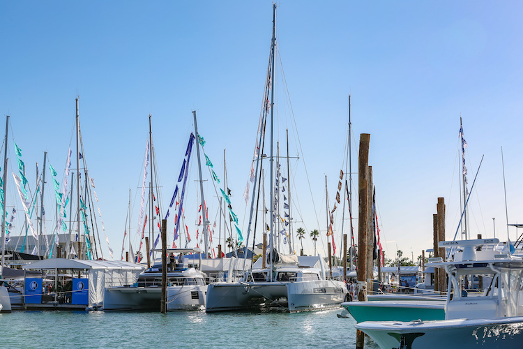 buying a boat at a boat show