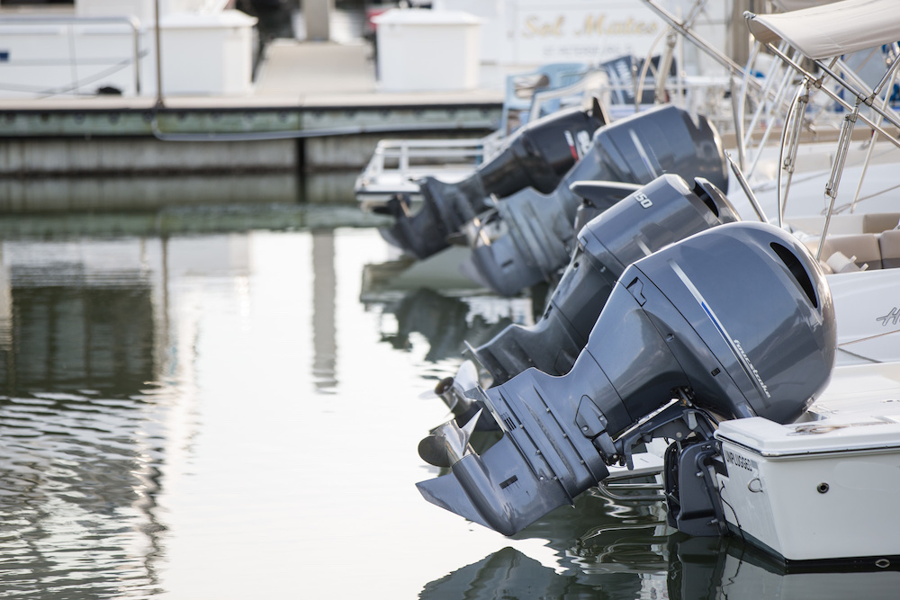 flushing an outboard motor