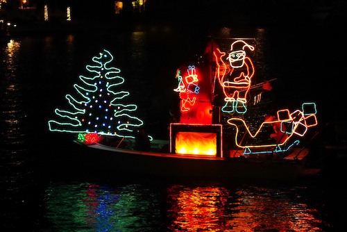 holiday boat parades