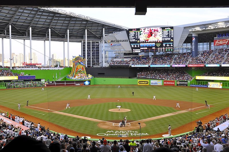 marlins park baseball miami