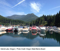 Detroit Lake, Oregon Photo Credit: Oregon State Marine Board