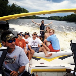 Jake Owen Fan Boat Ride