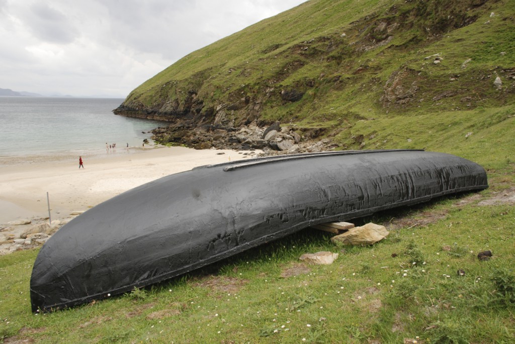 Currach on the shore of Achill Island
