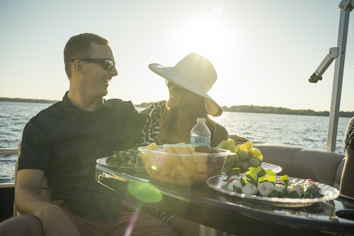 mothers day brunch on a boat