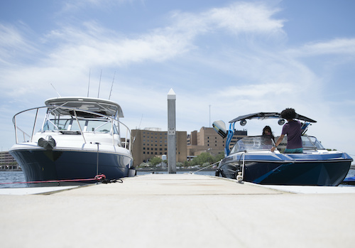 rigging a boat fender