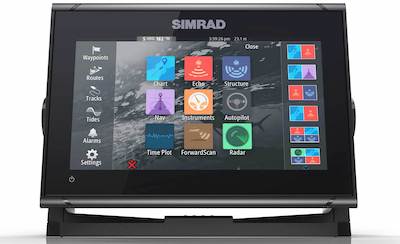 Simrad GO9 XSE Fishfinder/Chartplotter combo