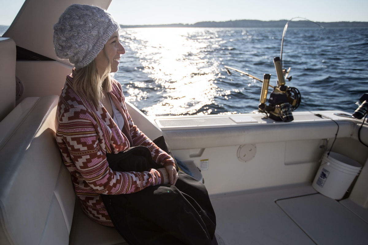 staying warm on a boat