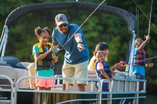 National Fishing and Boating Week celebration on the water