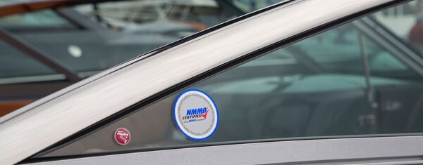 Sticker on NMMA Certified Boat