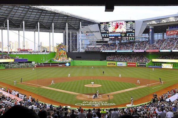 marlins park baseball miami