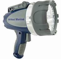 West Marine Waterproof 3000-Lumen Rechargeable LED Spotlight 