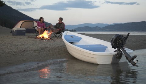 dinghy of yacht