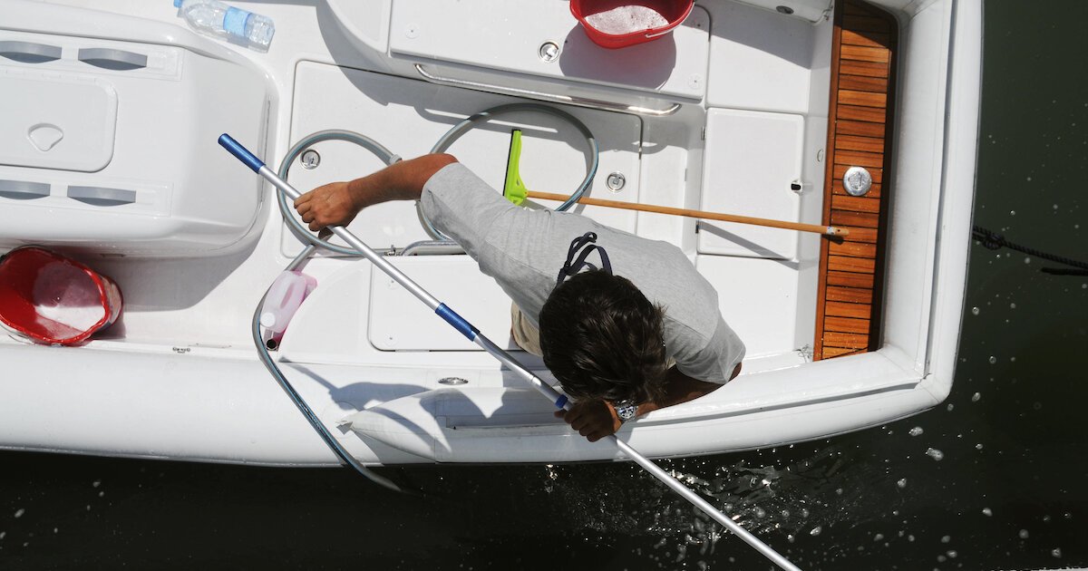 boat cleaning