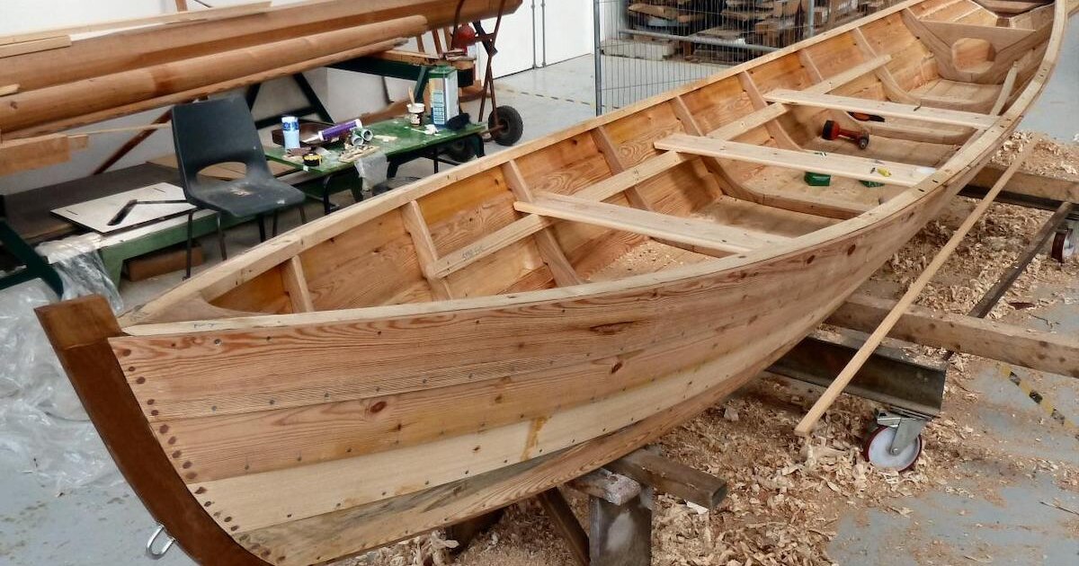 Building Wooden Fishing Boat