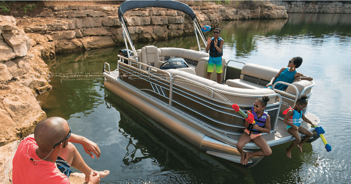 12 Cheap Affordable Pontoon Boats Discover Boating
