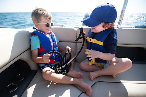 summer learning on a boat